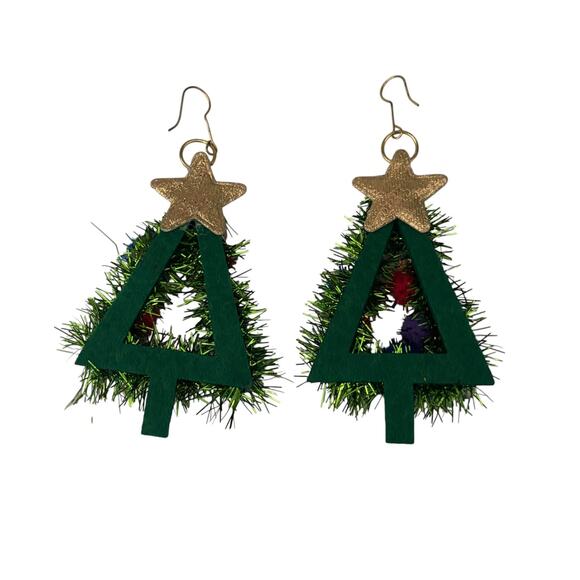 Ugly Sweater Jingle Bell Christmas Wreath Sweater Red Green Size Small/Medium - Picture 5 of 13